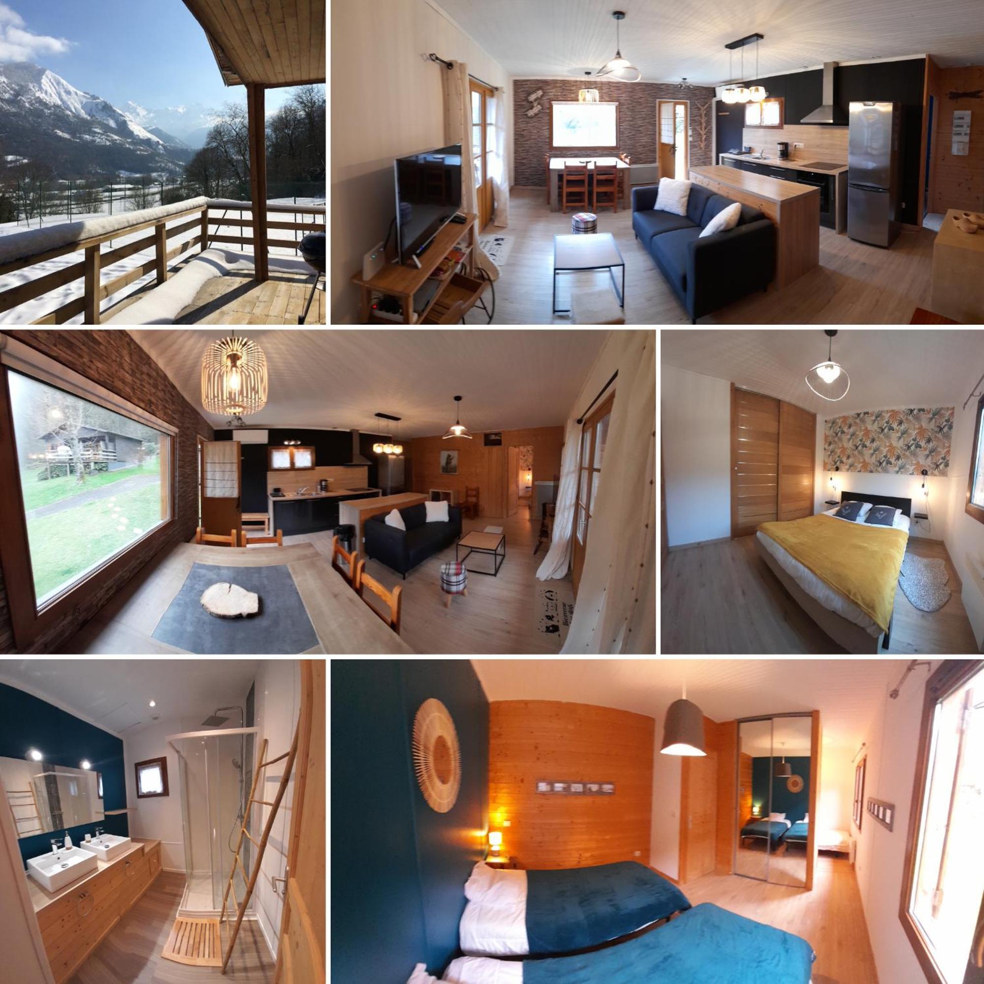 Chalet de l'Ours Brun, gîte 3 étoiles Gere-Belesten Exterior foto